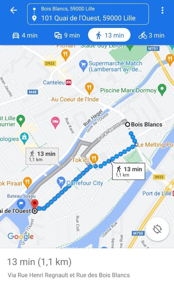 דירות Bateau Peniche Lille - Euratechnologie מראה חיצוני תמונה