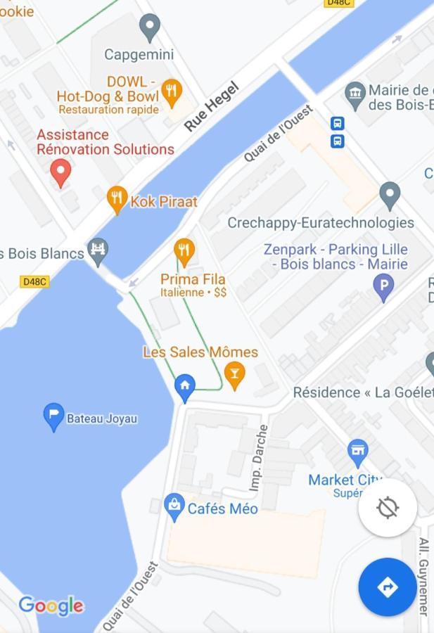 דירות Bateau Peniche Lille - Euratechnologie מראה חיצוני תמונה